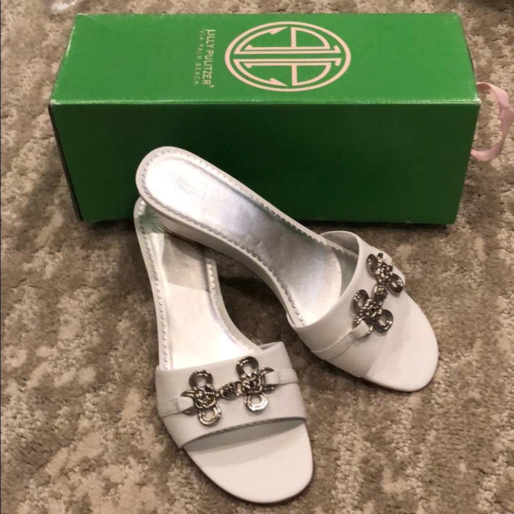 Lilly Pulitzer Mums wedge with box